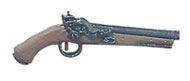 Dollhouse Miniature Flintlock Handgun